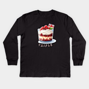 Trifle | English cuisine | Dessert Kids Long Sleeve T-Shirt